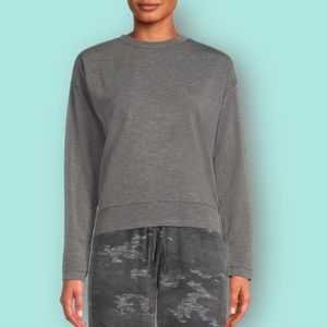 Avia Long Sleeve Drop Shoulder Soft French Terry Tee for Women. NWT. XS (0-2).